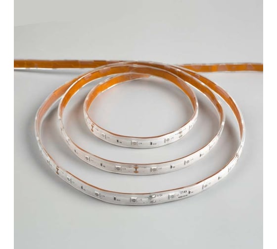 Светодиодная лента Luazon 12В, SMD5050, 5 м, IP68, 30 LED, 7.2 Вт/м, 14-16 Лм/1 LED, DC, ЗЕЛЁНЫЙ 883934