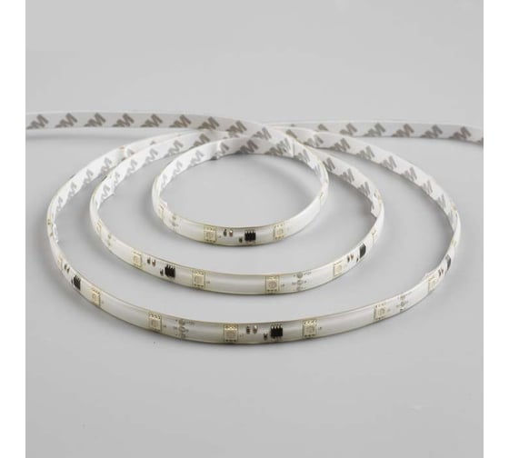 Светодиодная лента Luazon Бегущий огонь DC 12 В, 7.2Втм, 30SMD5050, 5м, IP65, автономная, ЗЕЛЁНЫЙ 848578