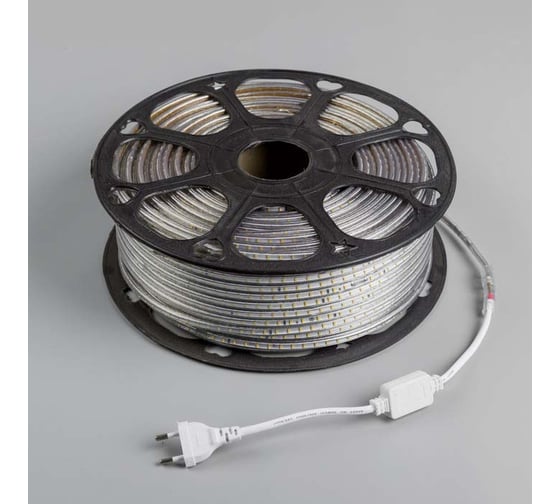 Светодиодная лента Luazon 220В,SMD3014, 100 м, IP68, 108 LED, БЕЛЫЙ 2566582