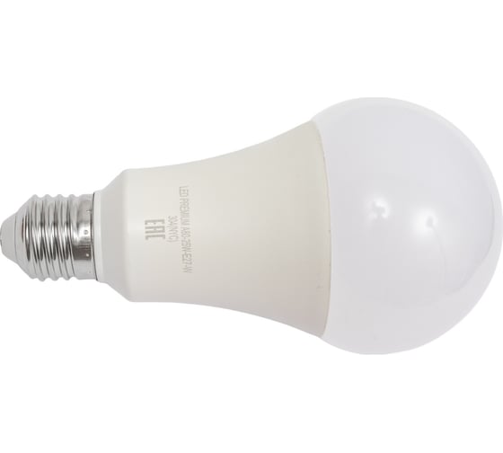 Светодиодная лампа Включай 4000K 220V LED PREMIUM А80-25W-E27-W ЛОН 1200954