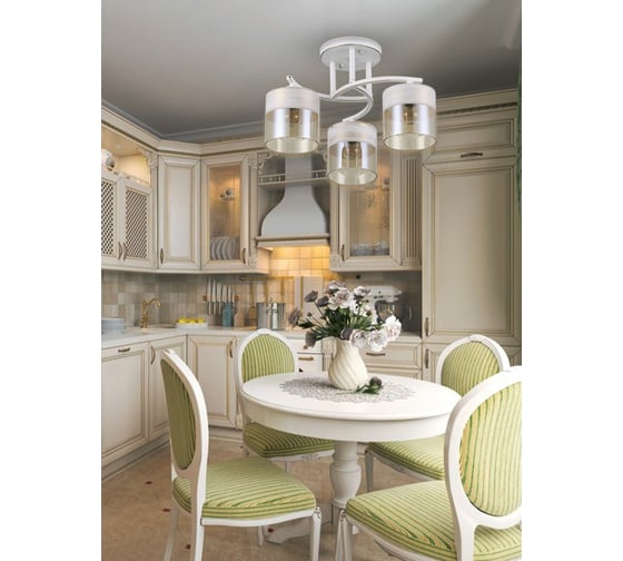 Люстра Ritter Modern 00584/3 3хE27, белое золото 52549 3