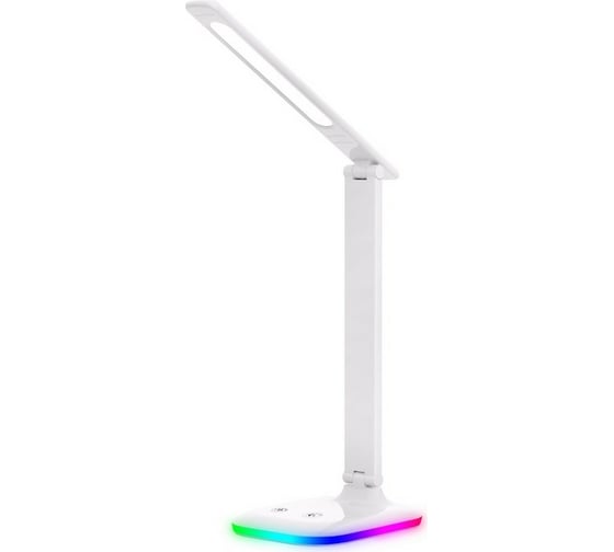 Настольный светильник UF-746 ULTRAFLASH C01 LED 10Вт, 3 уровня яркости, ССТ, RGB основание 14476