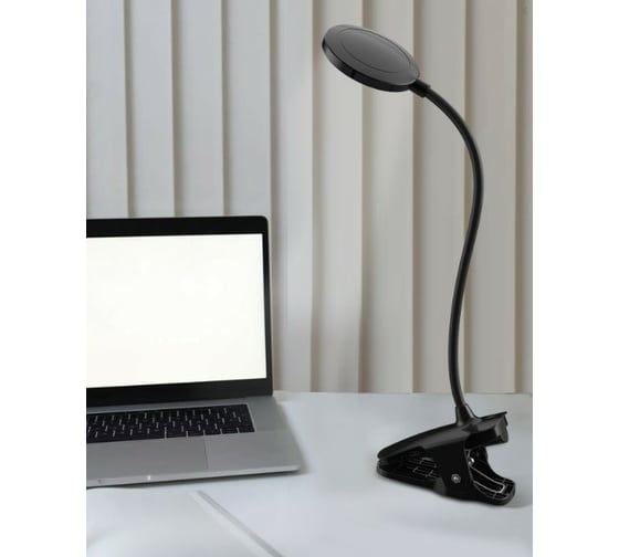 Настольный светильник UF-747 Ultraflash C02 LED 6Вт, диммируемый, 6000K 14480