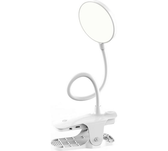 Настольный светильник UF-747 C01 Ultraflash LED 6Вт, диммируемый, 6000K 14479