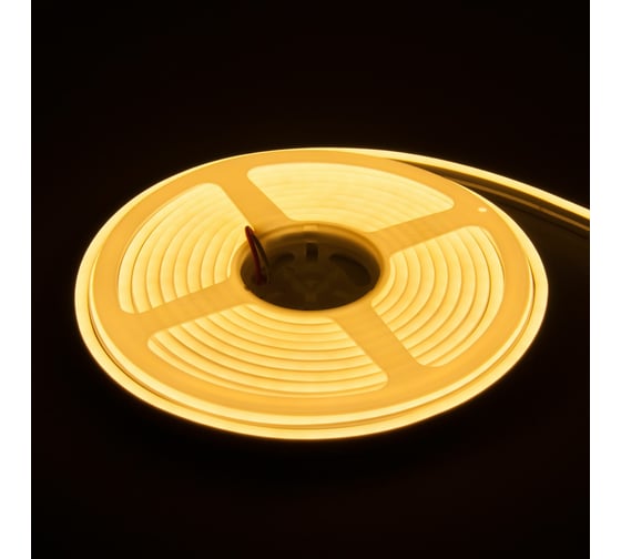 Гибкий неон с боковым свечением Elektrostandard 24V, 10W, 120Led, 2835, IP65, 3300K, теплый белый, 5 м a056258