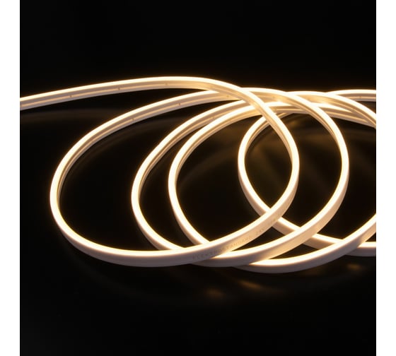 Гибкий неон с боковым свечением Elektrostandard 24V, 10W, 120Led, 2835, IP65, 3300K, теплый белый, 5 м a056258