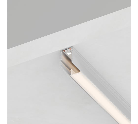 Профиль накладной FERON CAB241 9х7.8мм, алюминиевый, серебро, 2м, 52149