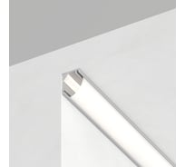 Профиль алюминиевый угловой круглый FERON 7.9х7.9мм, серебро, CAB240 52148