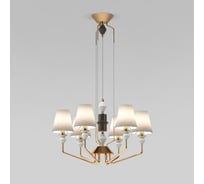 Умная люстра Eurosvet Olaria с декором из керамики 101012/6 латунь a071403