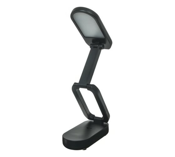 Настольный светильник UF-750 C02 Ultraflash черный 220 В, LED 24LED, аккумулятор 14352