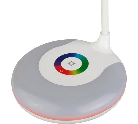 Настольный светильник UF-752 C14 ULTRAFLASH LED 6W, RGB, 3 уровня яркости 14491