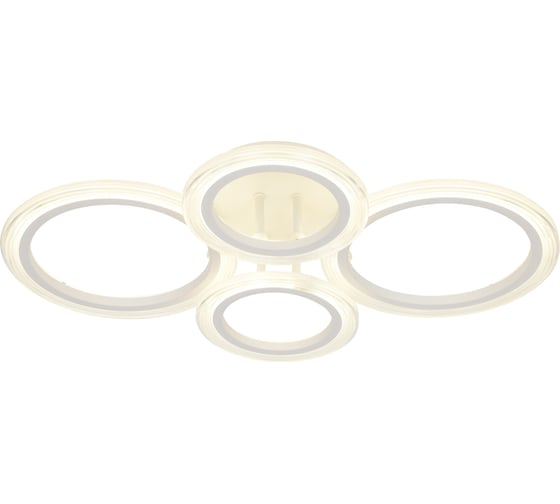 Светильник потолочный светодиодный ЭРА Модерн Ring CLL-1-59-RC WH с ДУ 59W 3000-6500К белый Б0069748 1