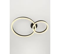 Светильник потолочный светодиодный ЭРА Модерн Bloom CLL-1-78W 3K-6K RC BK с ДУ черный Б0069753