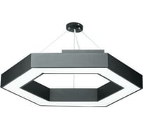 Светодиодный светильник ЭРА Geometria Hexagon SPO-123-B-40K-045 45Вт 4000К 2500Лм черный Б0050555