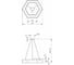 Светодиодный светильник ЭРА Geometria Hexagon SPO-123-B-40K-045 45Вт 4000К 2500Лм черный Б0050555 3