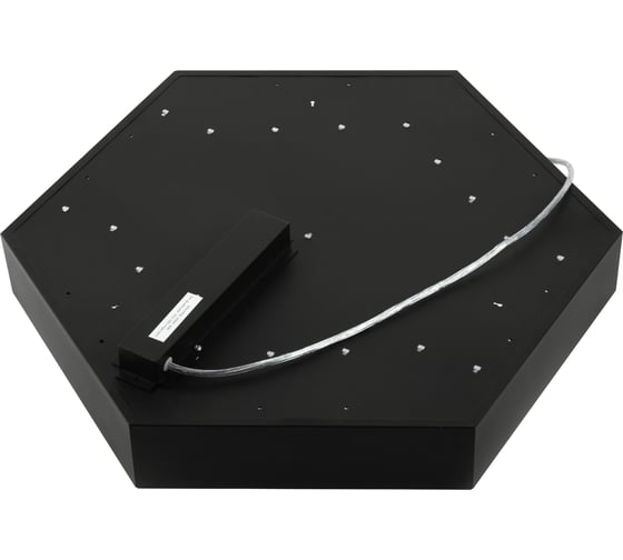 Светодиодный светильник ЭРА Geometria Hexagon SPO-122-B-40K-066 66Вт 4000К 4800Лм черный Б0050553
