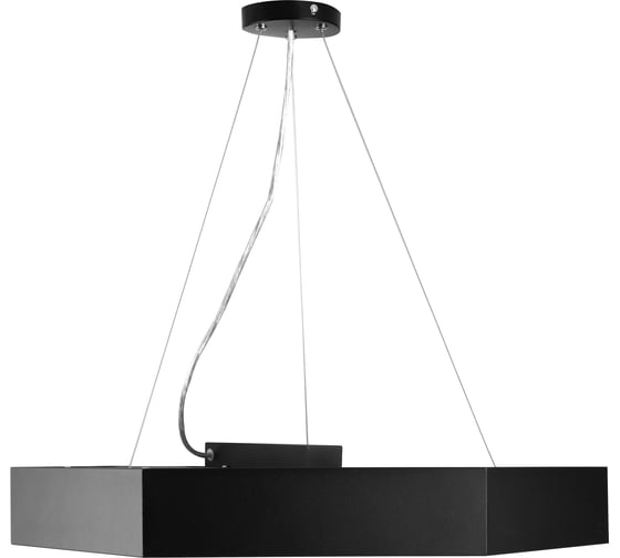 Светодиодный светильник ЭРА Geometria Hexagon SPO-122-B-40K-066 66Вт 4000К 4800Лм черный Б0050553