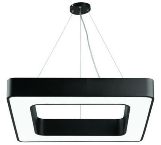 Светодиодный светильник ЭРА Geometria Quadro SPO163B40K050 50Вт 4000К 3700Лм IP40 черный Б0050587