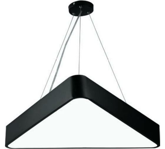Светодиодный светильник ЭРА Geometria Delta SPO152B40K048 48Вт 4000К 3500Лм IP40 черный Б0050577