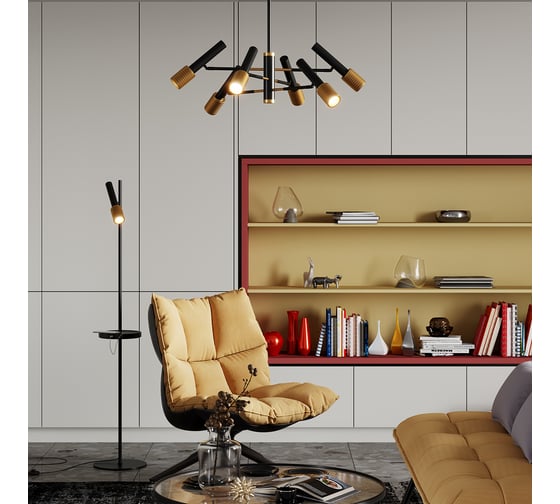 Потолочный светильник ODEON LIGHT GU10 6*10W MEHARI 4240_6C