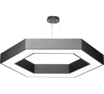 Светодиодный светильник ЭРА Geometria Hexagon SPO124B40K051 51Вт 4000К 3900Лм IP40 черный Б0050557