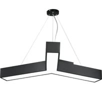 Светодиодный светильник ЭРА Geometria Igrek SPO143B40K056 56Вт 4000К 3700Лм IP40 черный Б0050571