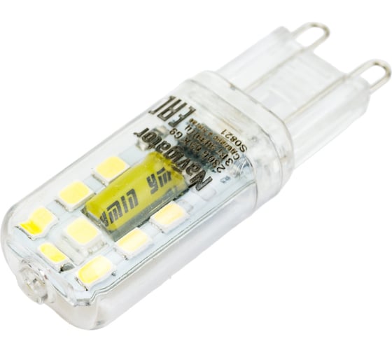 Лампа Navigator NLL-P-G9-3-230-6.5K-NF без пульсаций 80250