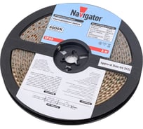 Лента Navigator СД 14 456 NLS-2835CW168-16-IP65-12V 5 м 14456