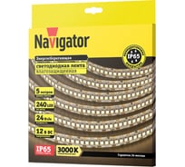 Лента Navigator СД 14 462 NLS-2835WW240-24-IP65-12V 5 м 14462
