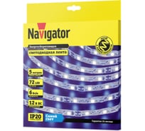 Лента Navigator СД 14 473 NLS-2835BST72-6-IP20-12V 5 м 14473