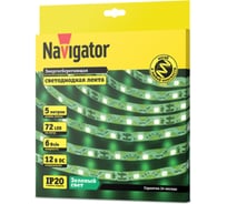 Лента Navigator СД 14 474 NLS-2835GST72-6-IP20-12V 5 м 14474