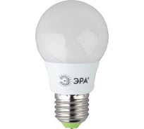 Светодиодная лампочка ЭРА RED LINE LED A55-6W-840-E27 R груша нейтральный белый свет Б0050688