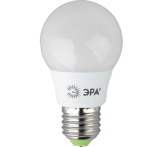 Светодиодная лампочка ЭРА RED LINE LED A55-6W-840-E27 R груша нейтральный белый свет Б0050688