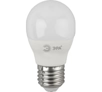 Светодиодная лампочка ЭРА RED LINE LED P45-10W-827-E27 R E27 / Е27 10 Вт шар теплый белый свет Б0050698