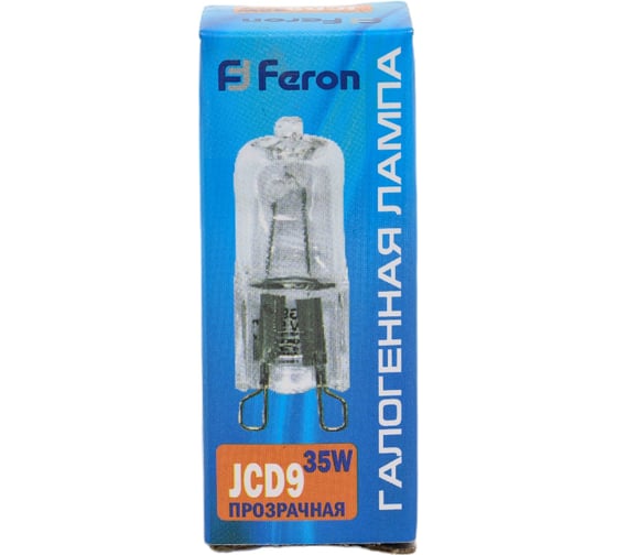 Галогенная лампа FERON JCD9 JCD G9 35W, 100 шт, 02315