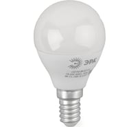 Светодиодная лампочка ЭРА RED LINE LED P45-8W-827-E14 R Е14 / E14 8 Вт шар теплый белый Б0050697