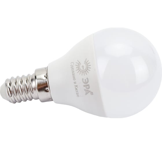 Светодиодная лампочка ЭРА RED LINE LED P45-8W-840-E14 R E14 8Вт шар нейтральный белый свет Б0052440