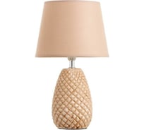 Настольная лампа RISALUX 16026/1 E14 40Вт коричнево-серый 20х20х33,5 см 5084562