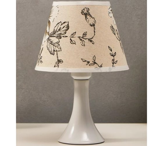 Настольная лампа RISALUX 16152/1 E27 40Вт белый 19х19х29,5 см 5150262 1