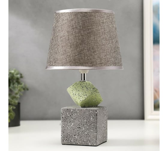 Настольная лампа RISALUX 16251/1GR Е14 40Вт серый 20х20х33,5 см 5294723