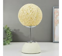 Настольная лампа RISALUX 163351 E14 40Вт бежевый 15х15х31 см 5448793