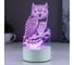 Светильник RISALUX "Сова" LED RGB от сети 4814592 1