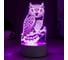 Светильник RISALUX "Сова" LED RGB от сети 4814592 3