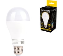 Лампа светодиодная SONNEN EXTRA 20 (150) Вт Е27 груша теплый белый LED A65-20W-2700-Е27, 457898