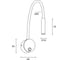 Настенный светодиодный светильник Hesby Lighting Edge HSBL_0208 8