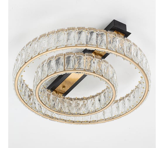 Люстра хрустальная Citilux PALANT LED чёрный+бронза CL325152 1