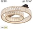 Люстра хрустальная Citilux PALANT LED чёрный+бронза CL325152 2