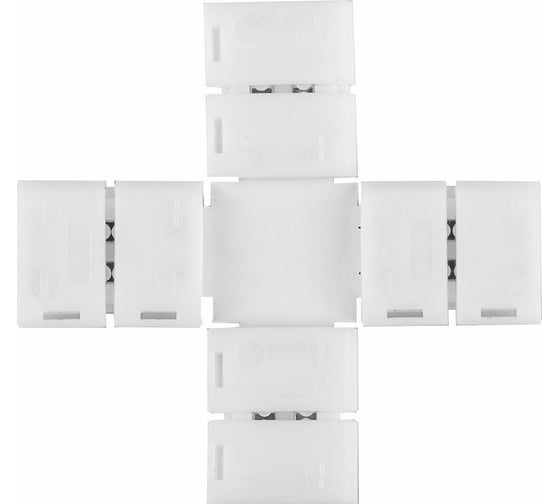 Комплект Х коннекторов с соединителем для светодиодной ленты FERON 5050/10мм, LD191, 10 шт, 23138 1