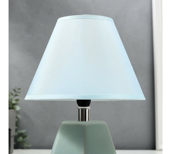 Настольная лампа RISALUX 16368/1BL E14 40Вт голубой 20х20х30 см 5448829