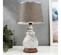 Настольная лампа RISALUX 16397/1 E14 40Вт серый 22х22х37 см 5448859